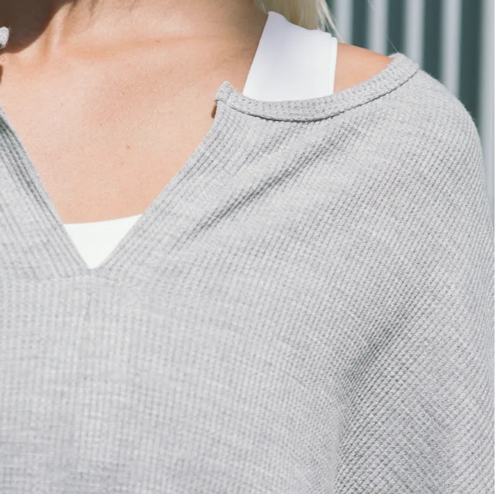 Mellow Long Sleeve - Heather Grey