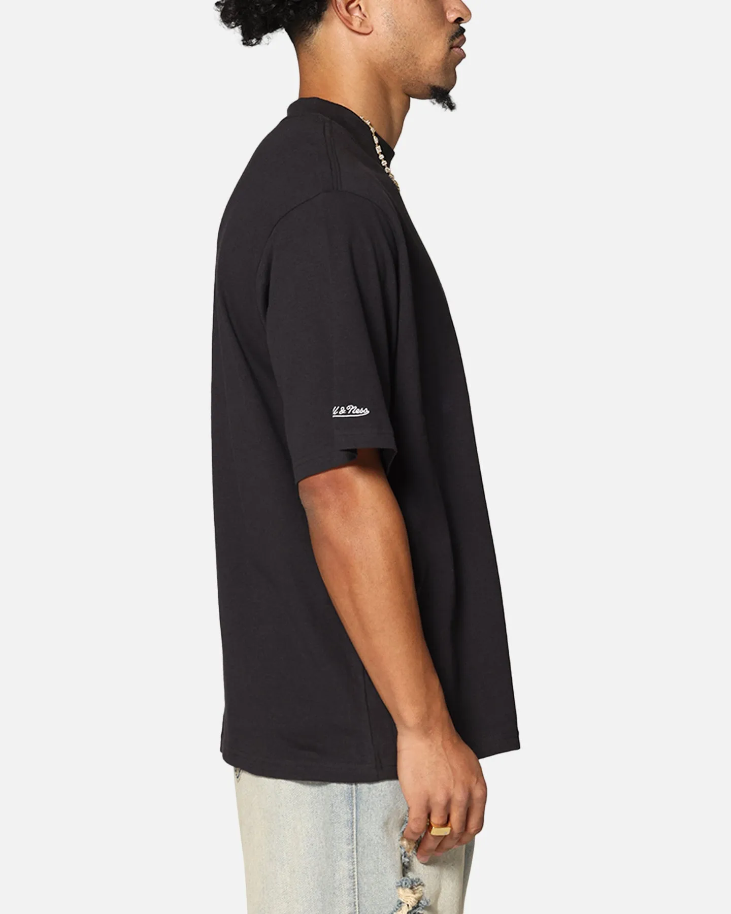 Mitchell & Ness Toronto Raptors Vince Carter Pre & Post Game T-Shirt Faded Black
