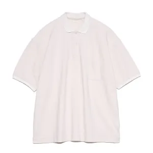 Nanamica Short Sleeve Polo Shirt Grayish Pink S25SG113U