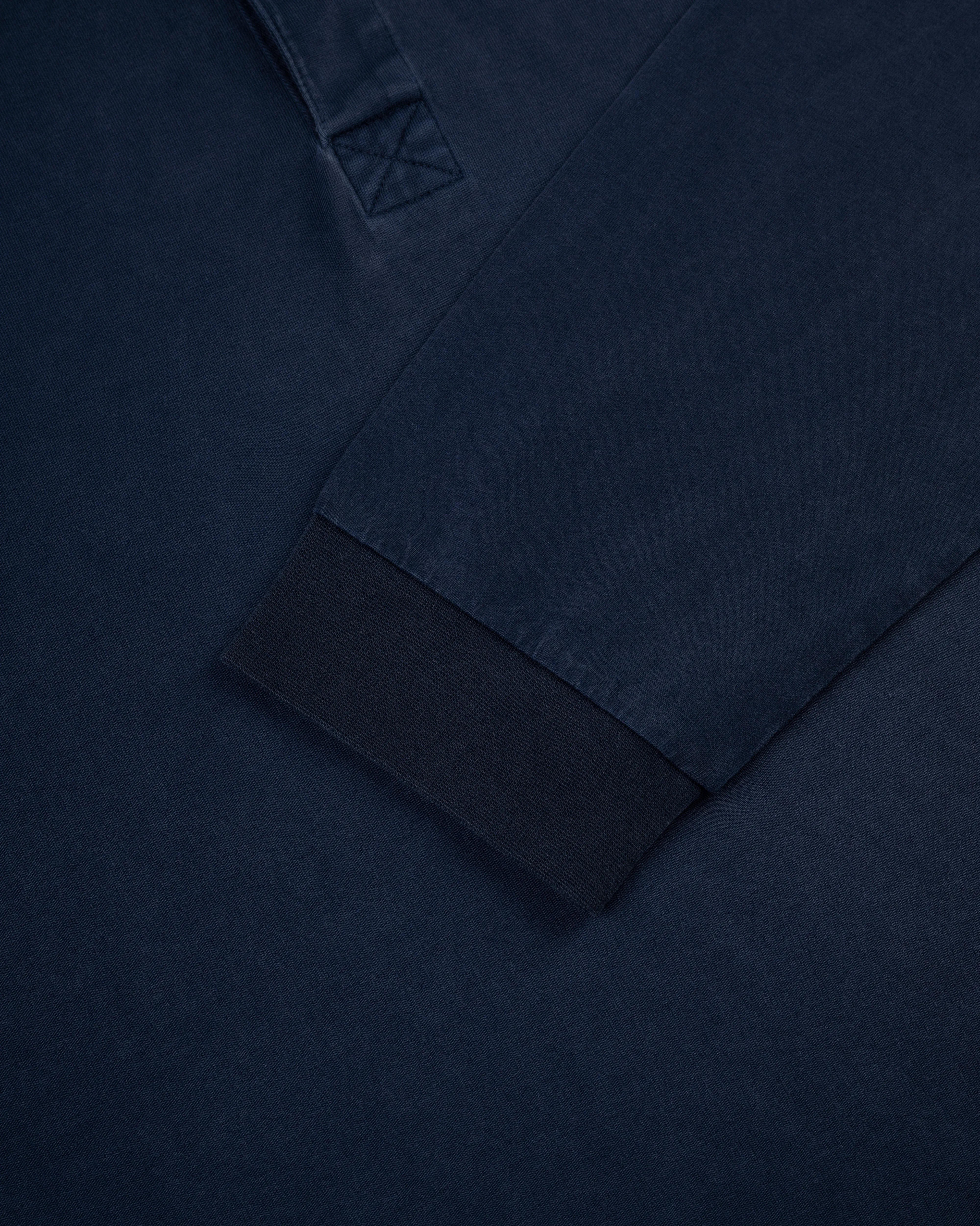NAVY SOLID RUGBY SHIRT