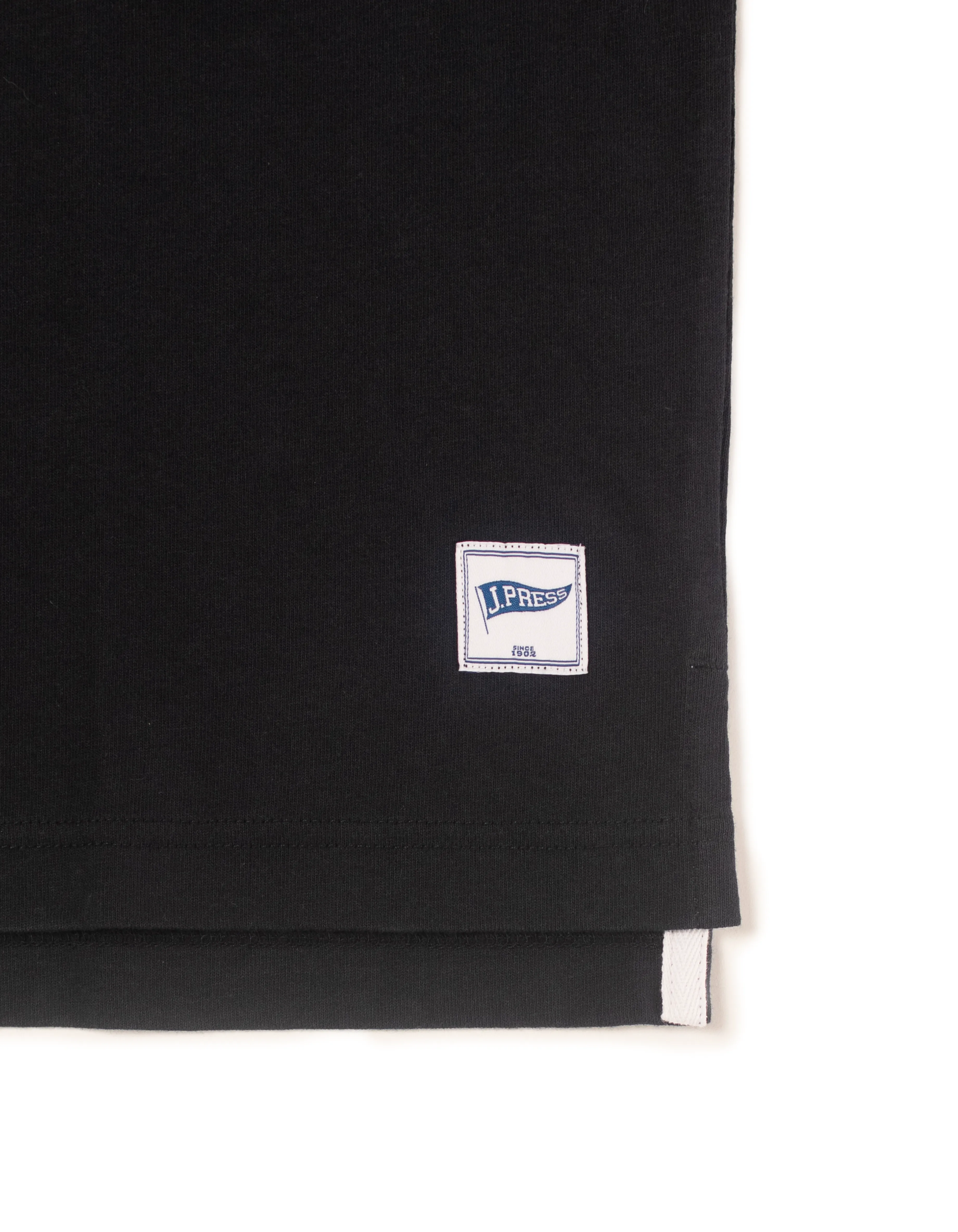 NAVY YALE SPELLOUT RUGBY SHIRT