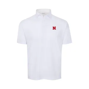 Nebraska Featherweight Flex Polo White