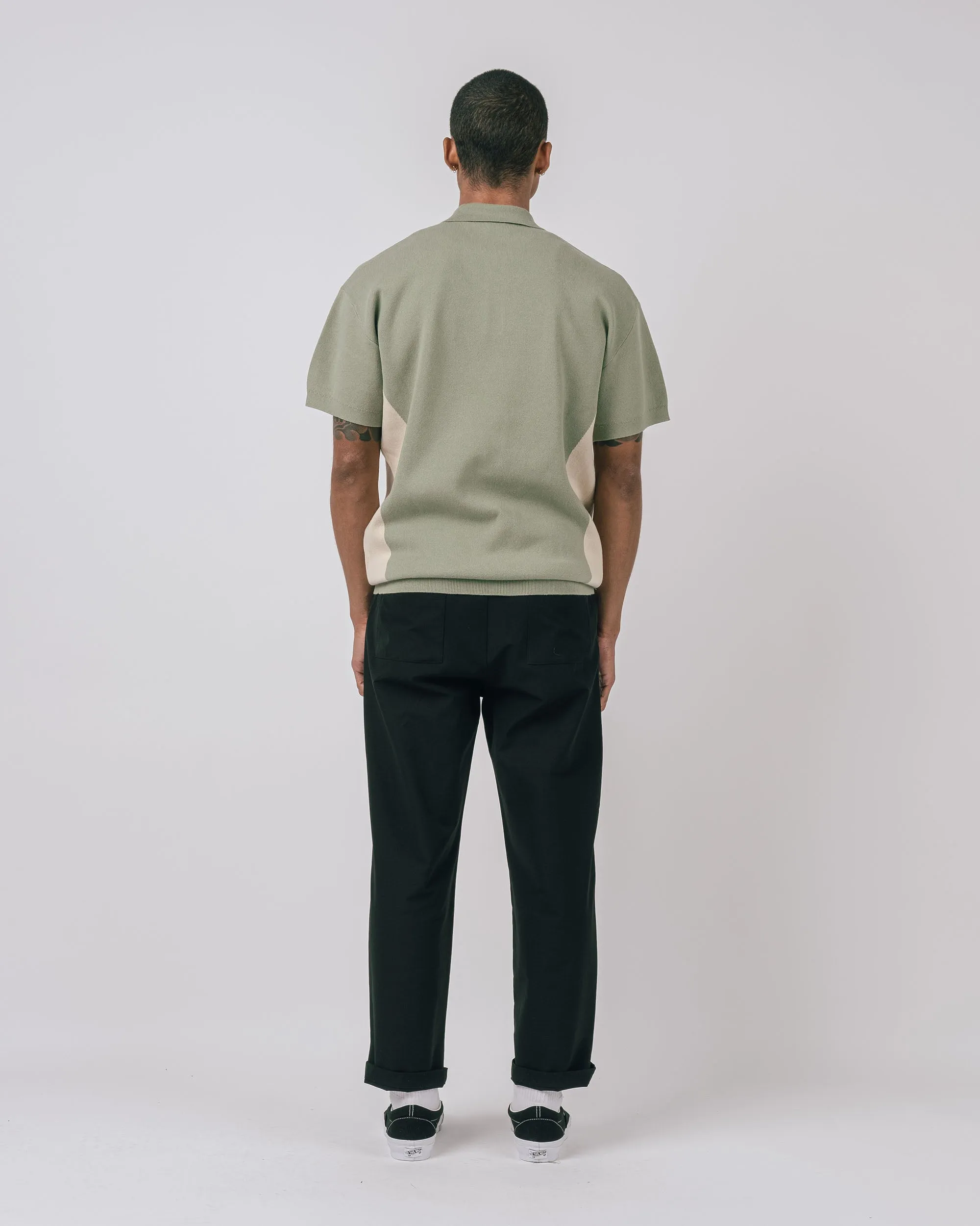 Newton S/S Knit Polo Sweater