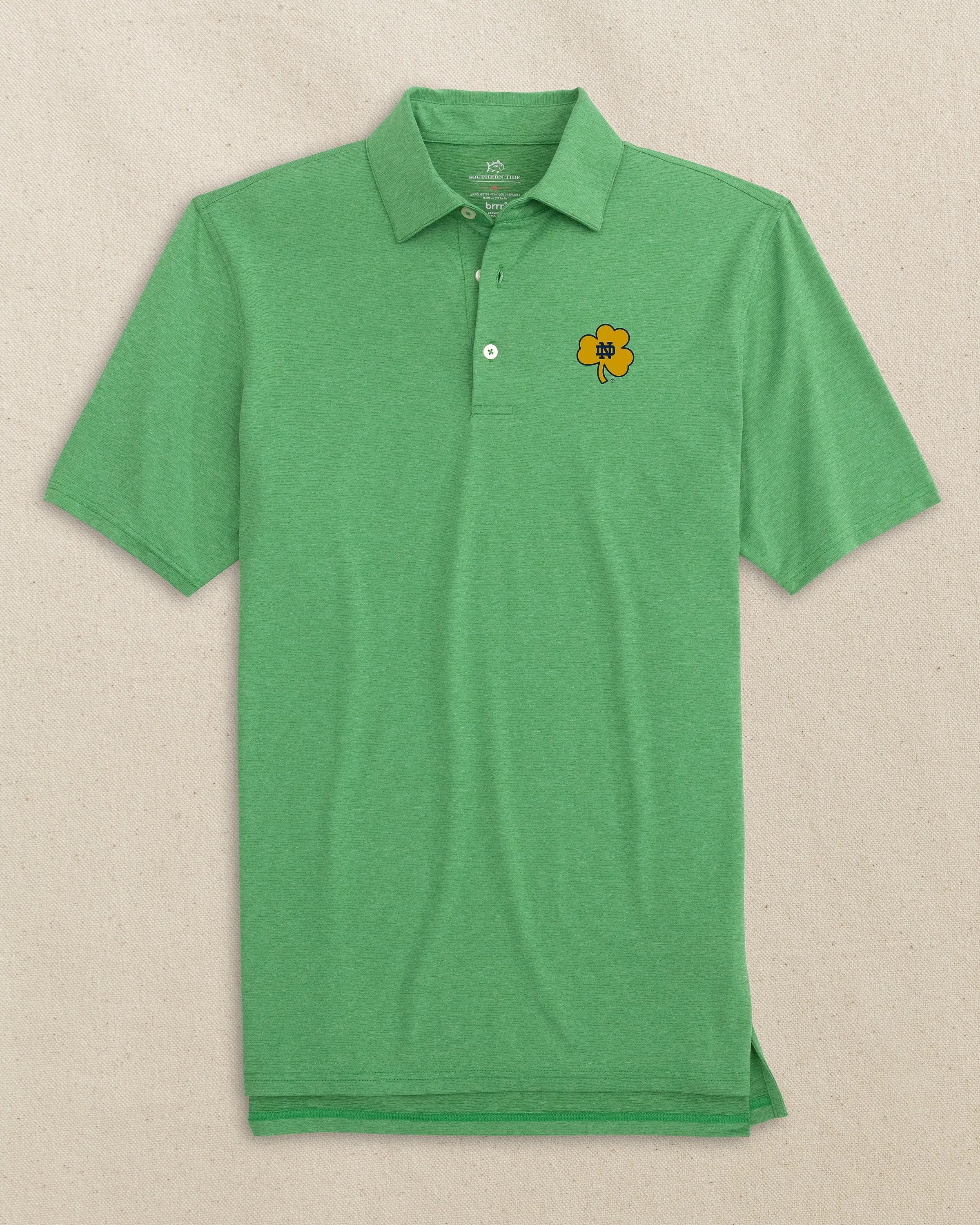 Notre Dame Fighting Irish brrr°®-eeze Heather Performance Polo