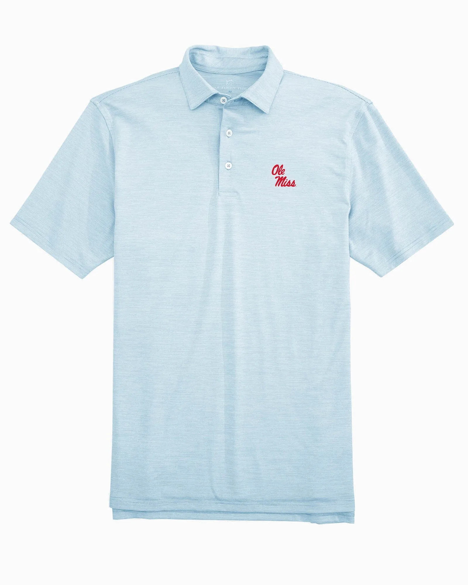 Ole Miss Stacked Driver Spacedye Polo Shirt