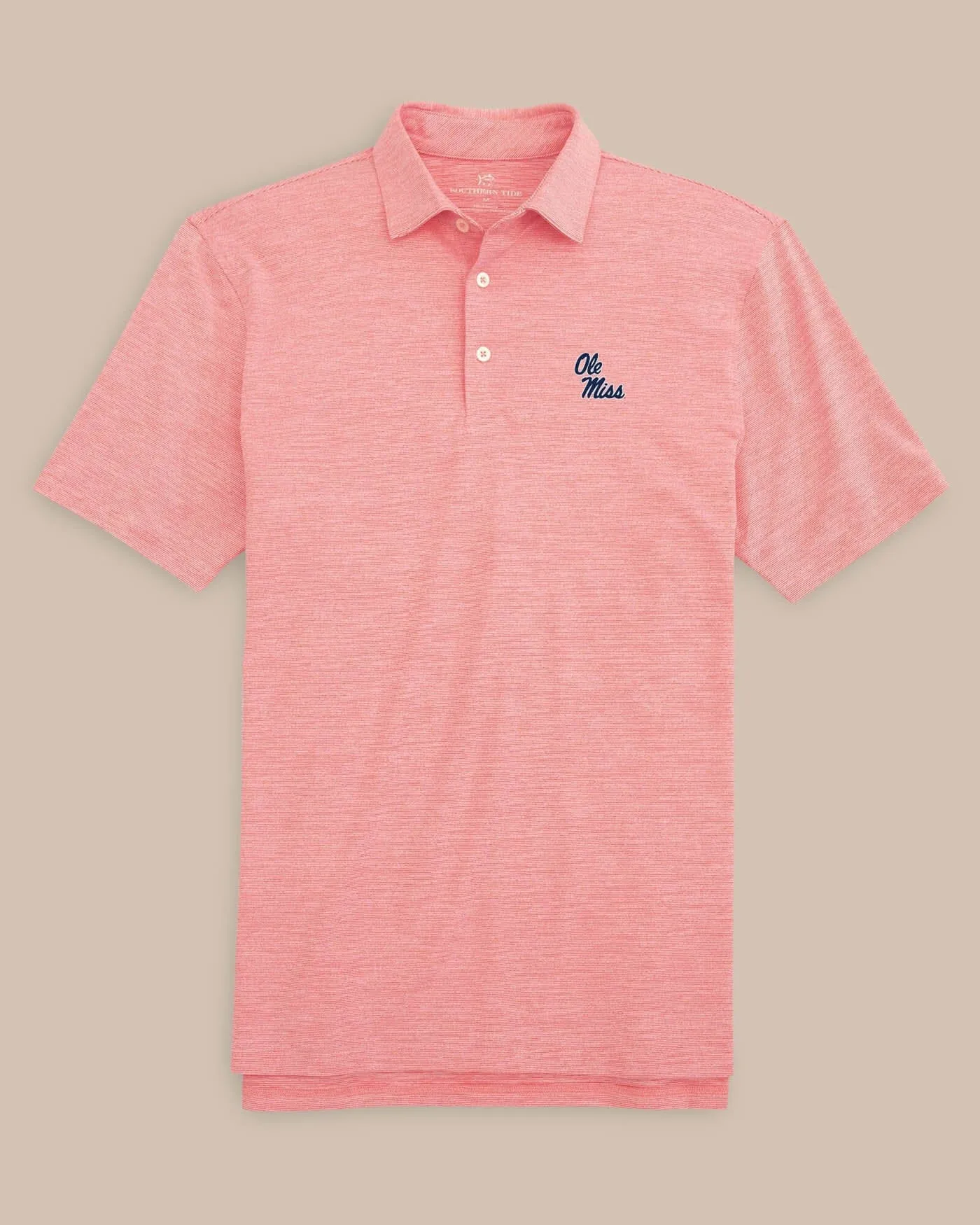 Ole Miss Stacked Driver Spacedye Polo Shirt