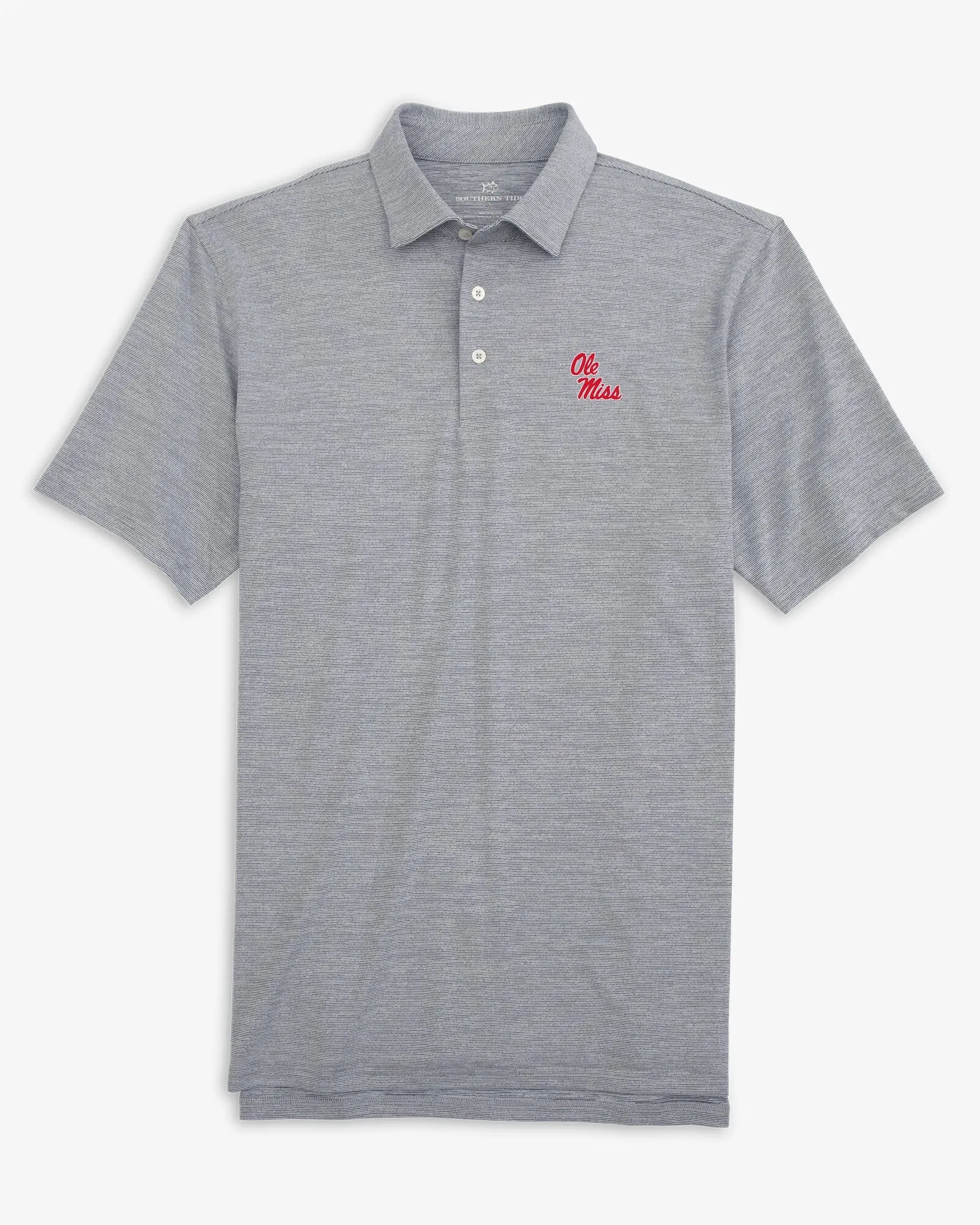 Ole Miss Stacked Driver Spacedye Polo Shirt