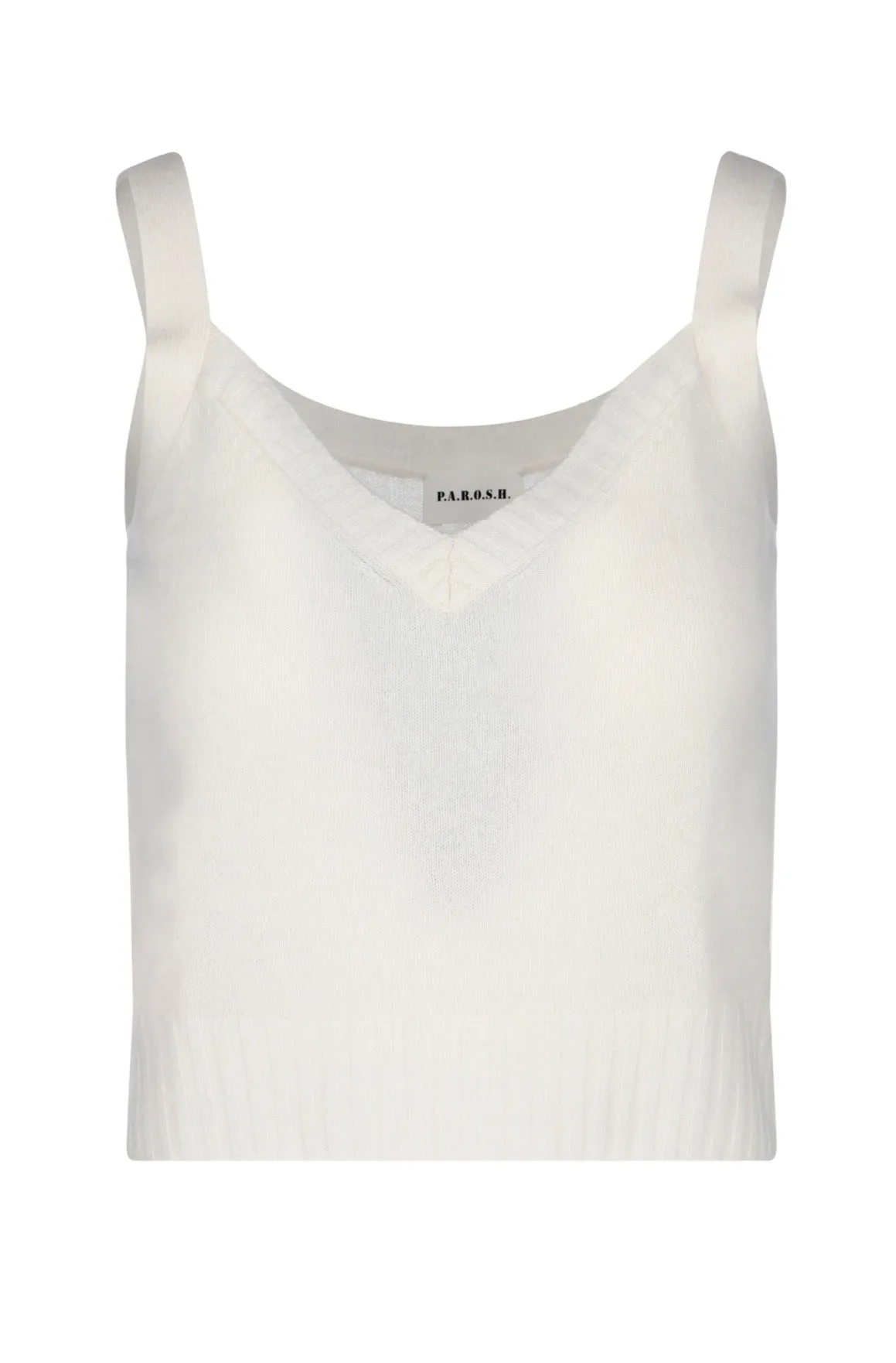 P.A.R.O.S.H. V-Neck Knit Tank Top