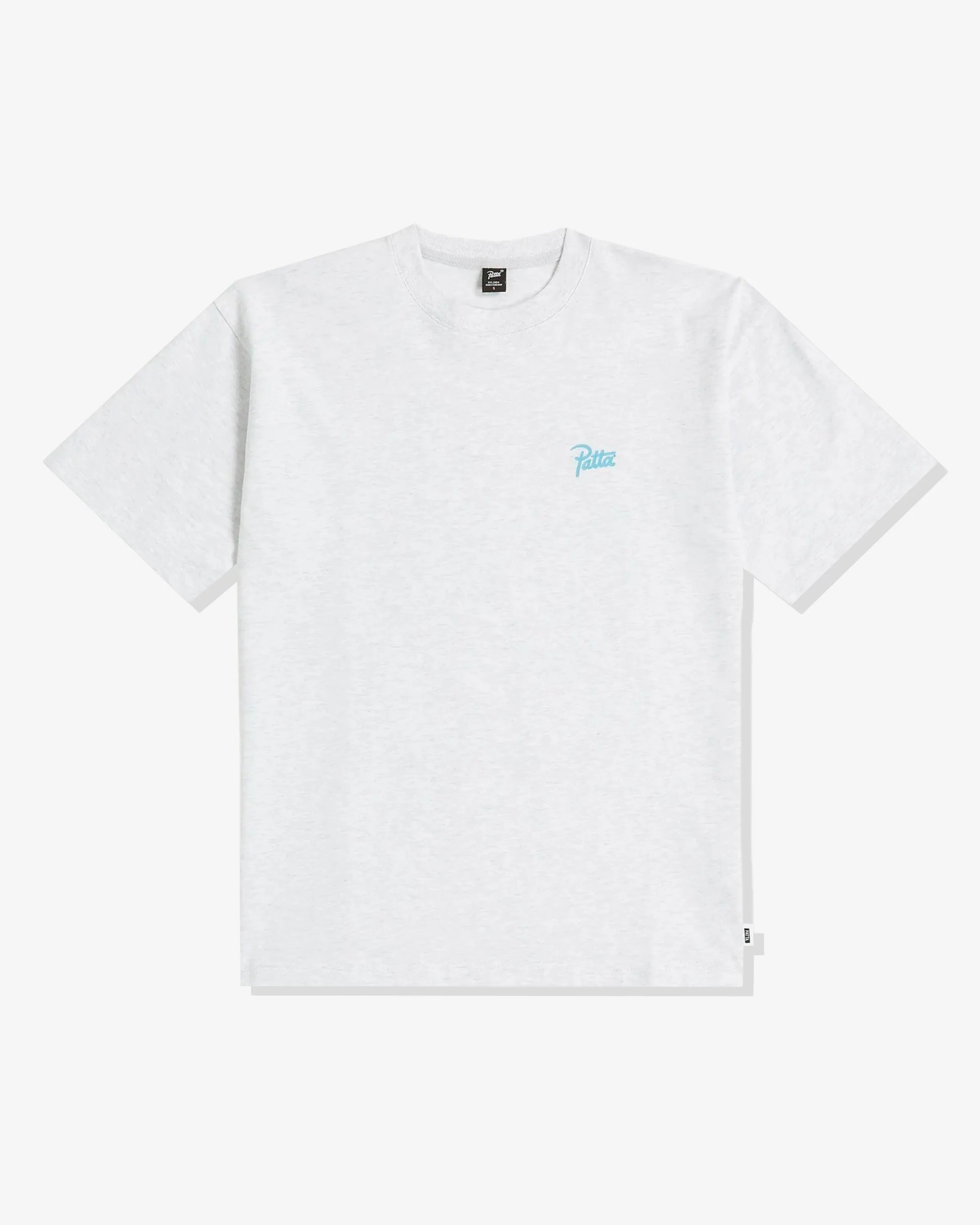 PATTA PERFECT HUG TEE - LIGHTGREY/ MELAANGE
