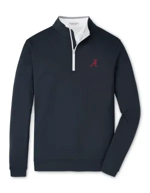 Peter Millar Black Solid Perth Quarter Zip - Script A