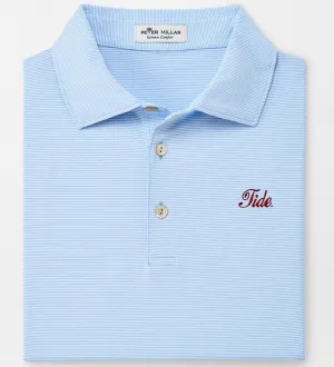 Peter Millar Cottage Blue Jubilee Polo (Tide Script)