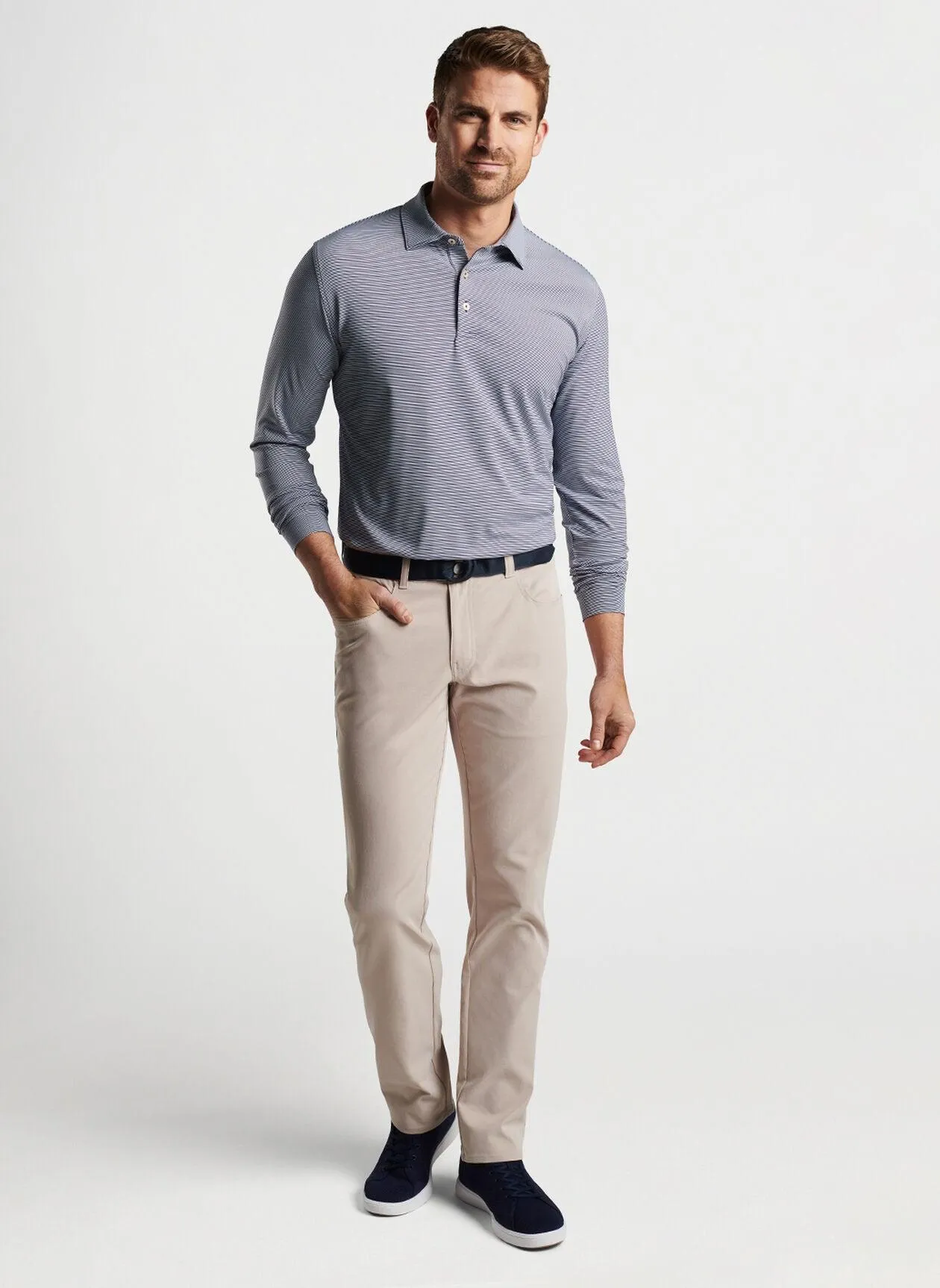 Peter Millar Jubilee Long-Sleeve Polo (2 Colors)