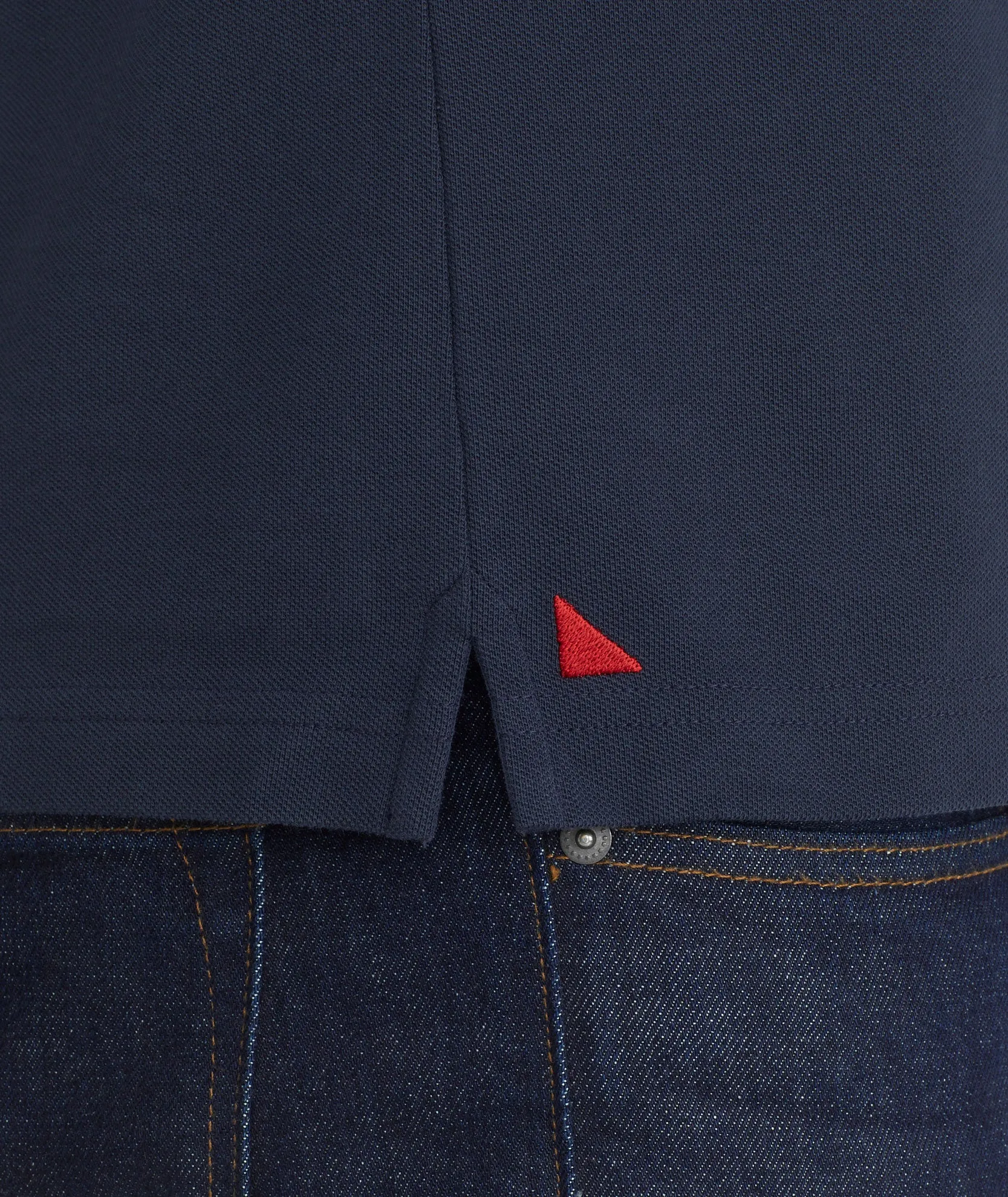 Pique Long-Sleeve Polo - FINAL SALE