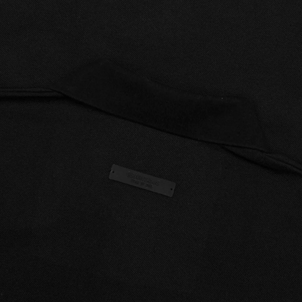 Pique L/S Polo - Black