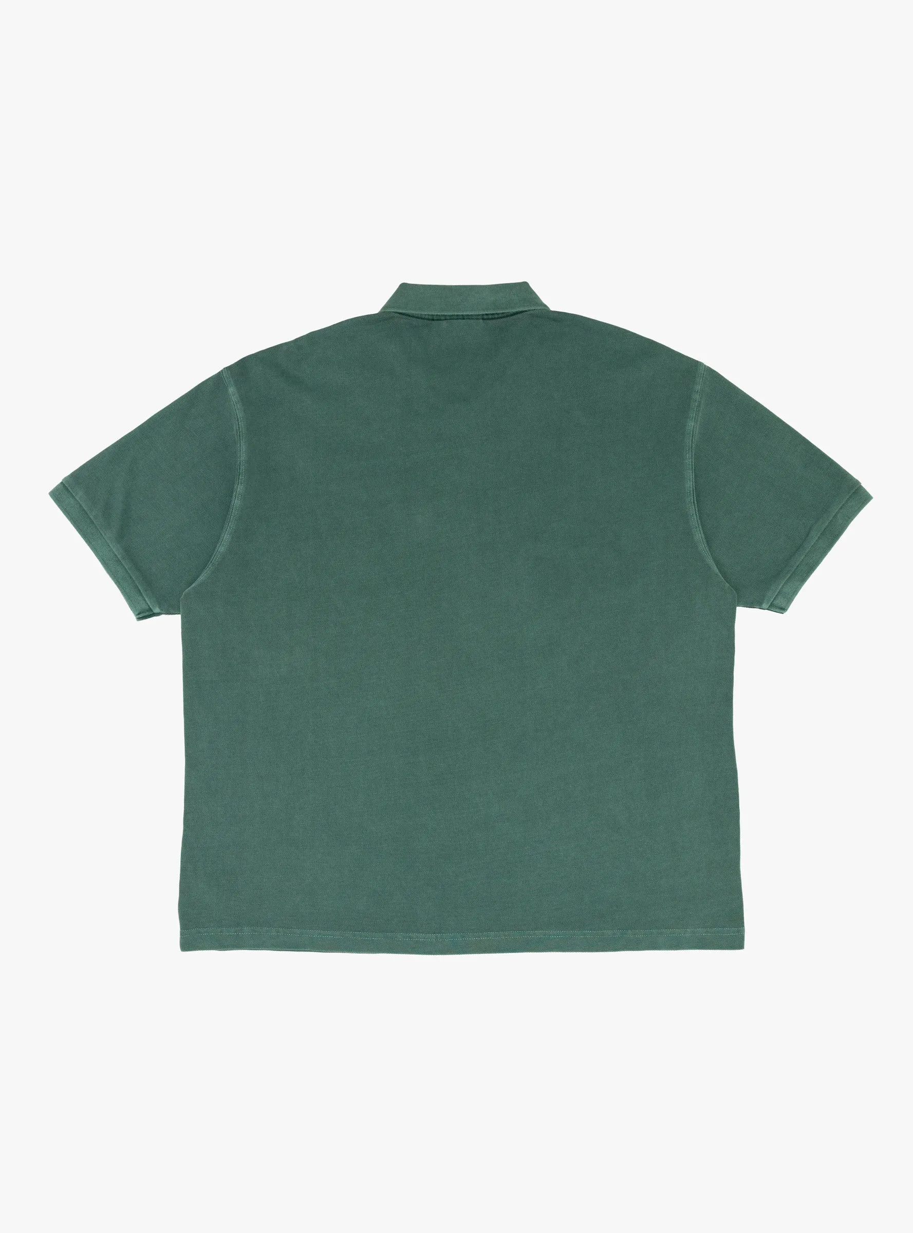Pique Polo Pigment Dyed Green