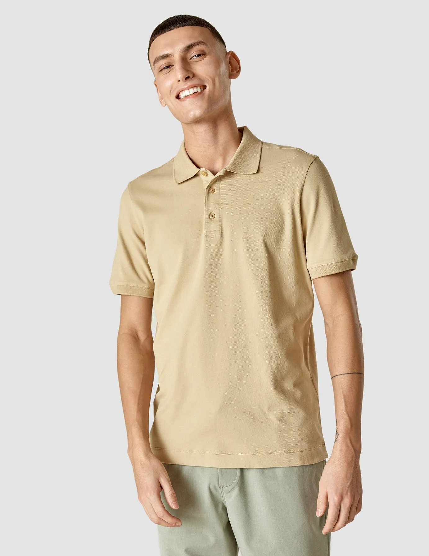 Piquet Polo Shirt Desert