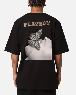 Playboy Diamanté T-Shirt Black