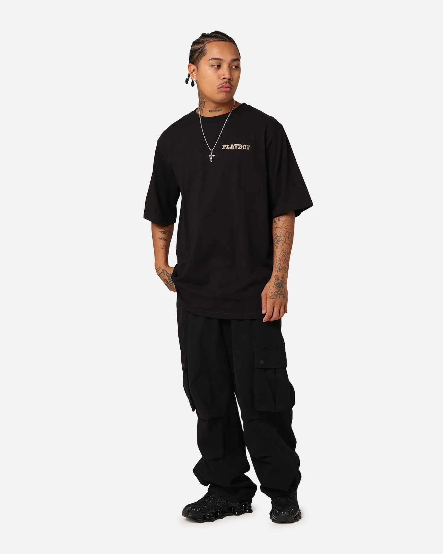 Playboy Diamanté T-Shirt Black