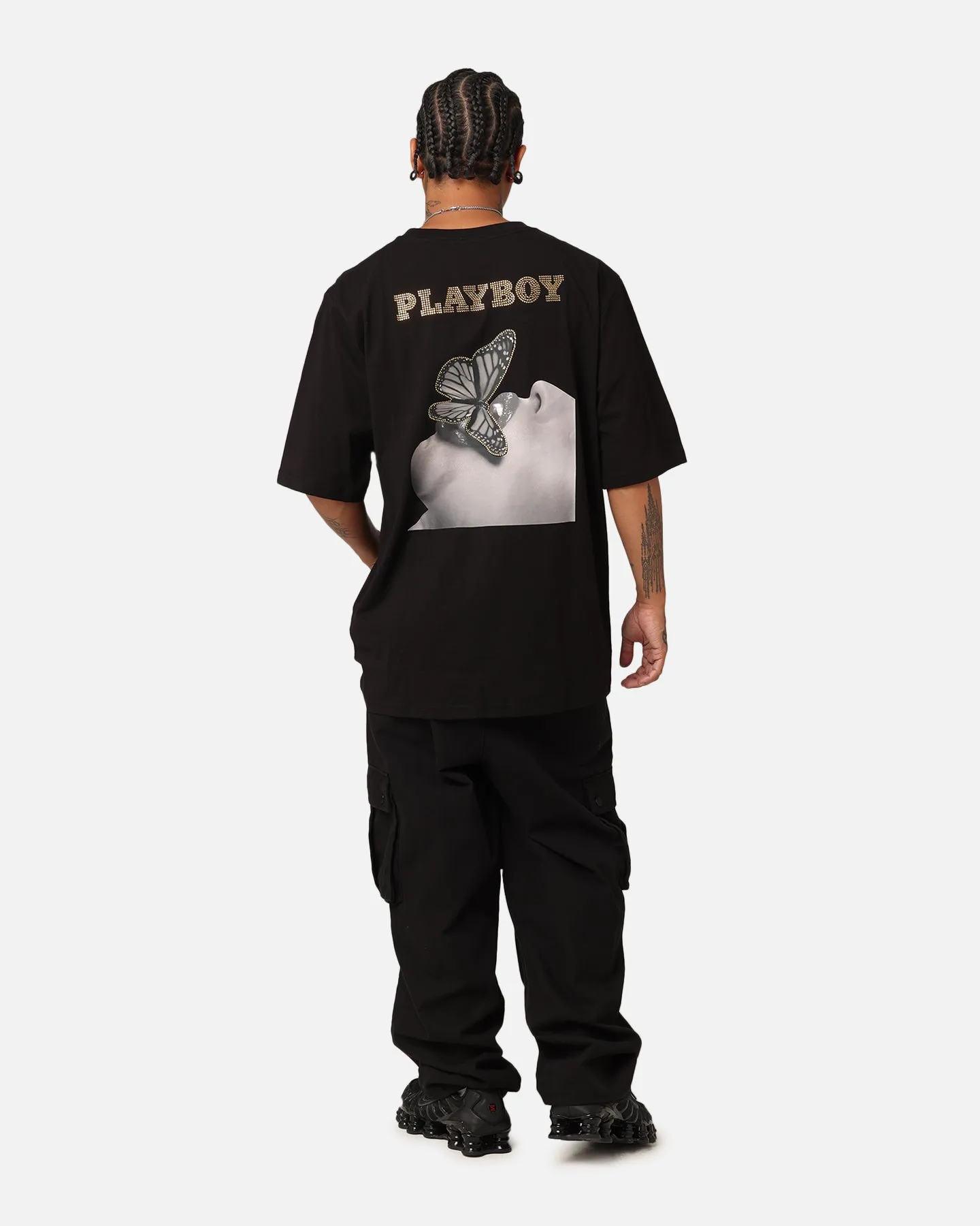 Playboy Diamanté T-Shirt Black