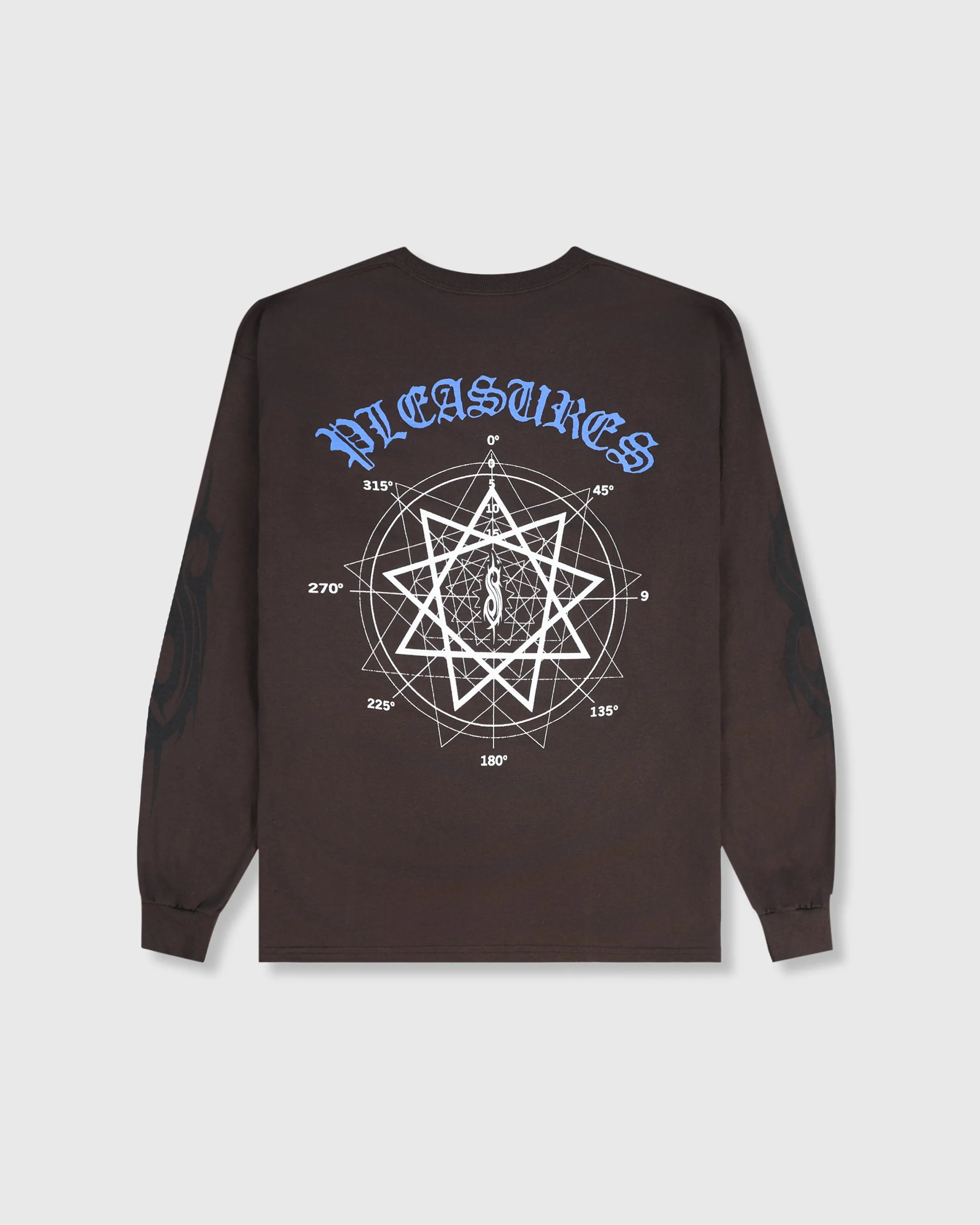 Pleasures  x Slipknot Compass Long Sleeve Tee xld