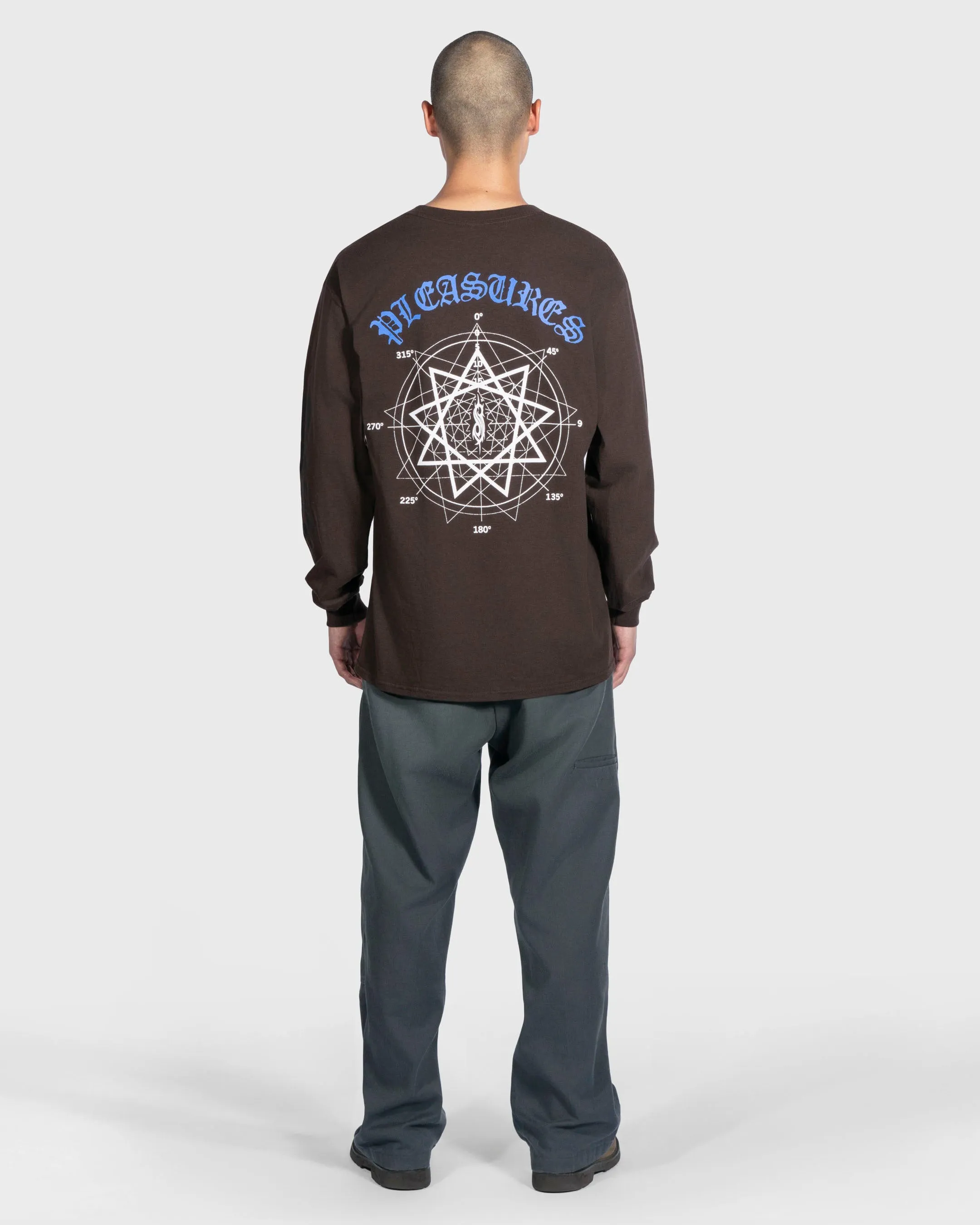 Pleasures  x Slipknot Compass Long Sleeve Tee xld