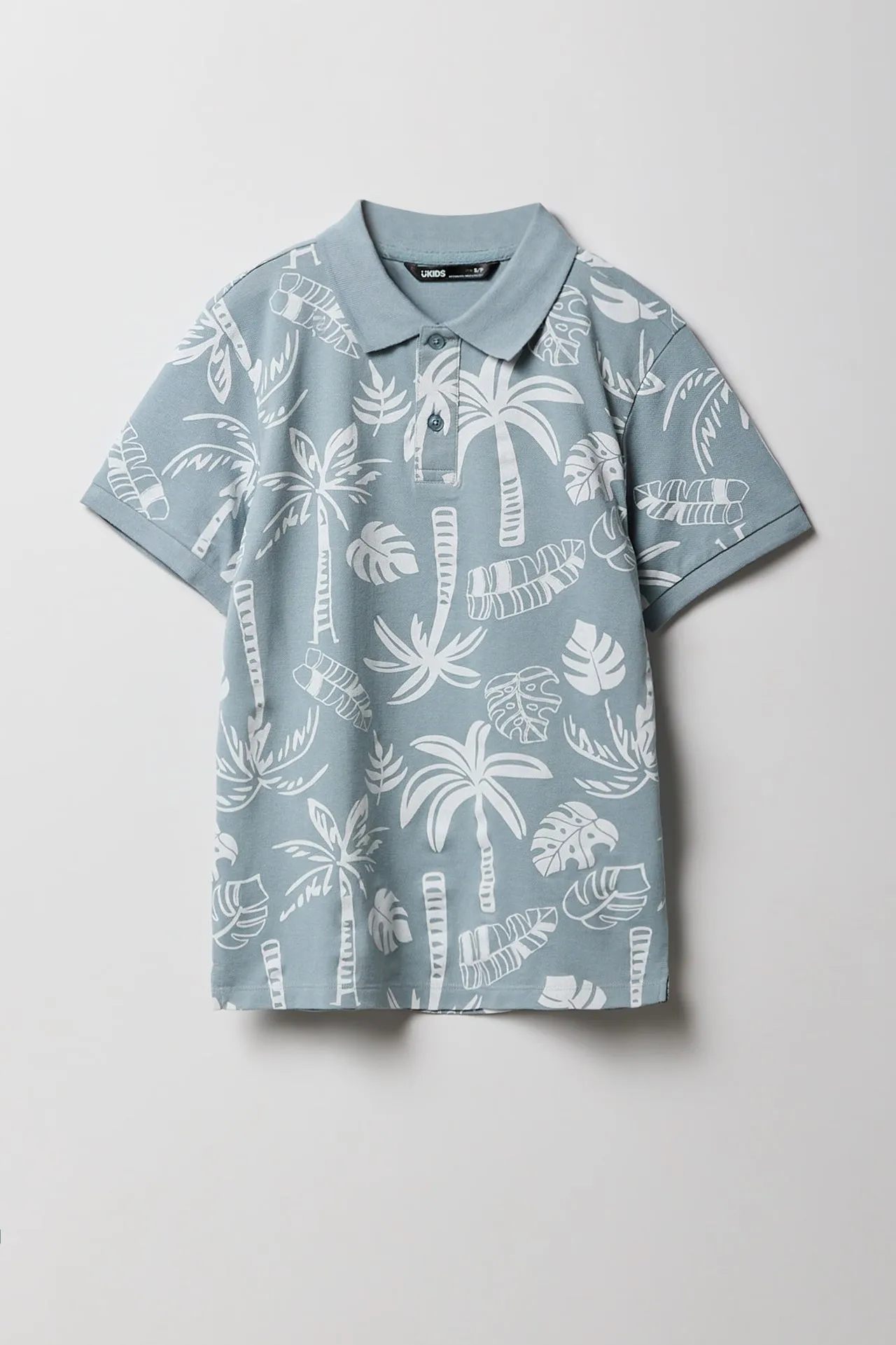 Polo avec motif tropical pour garçon