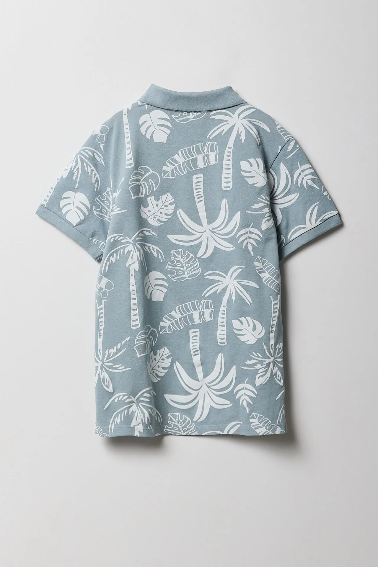 Polo avec motif tropical pour garçon