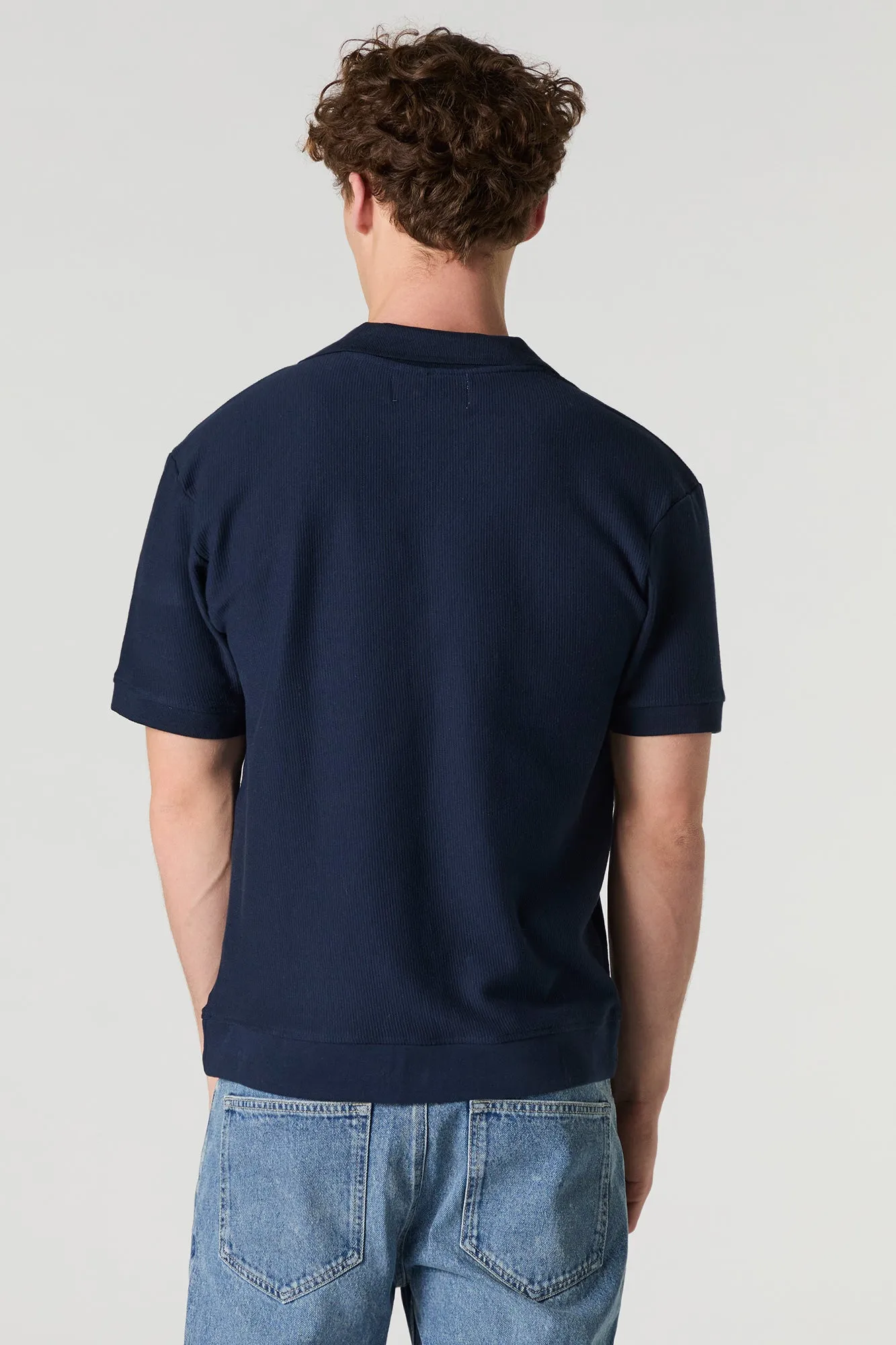 Polo côtelé