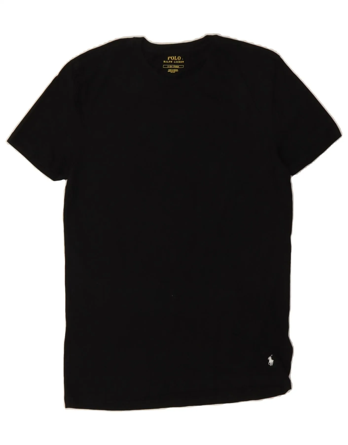 POLO RALPH LAUREN Mens T-Shirt Top Small Black Cotton
