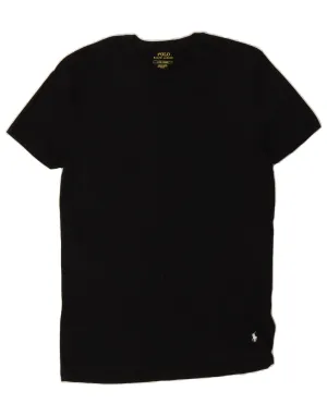 POLO RALPH LAUREN Mens T-Shirt Top Small Black Cotton