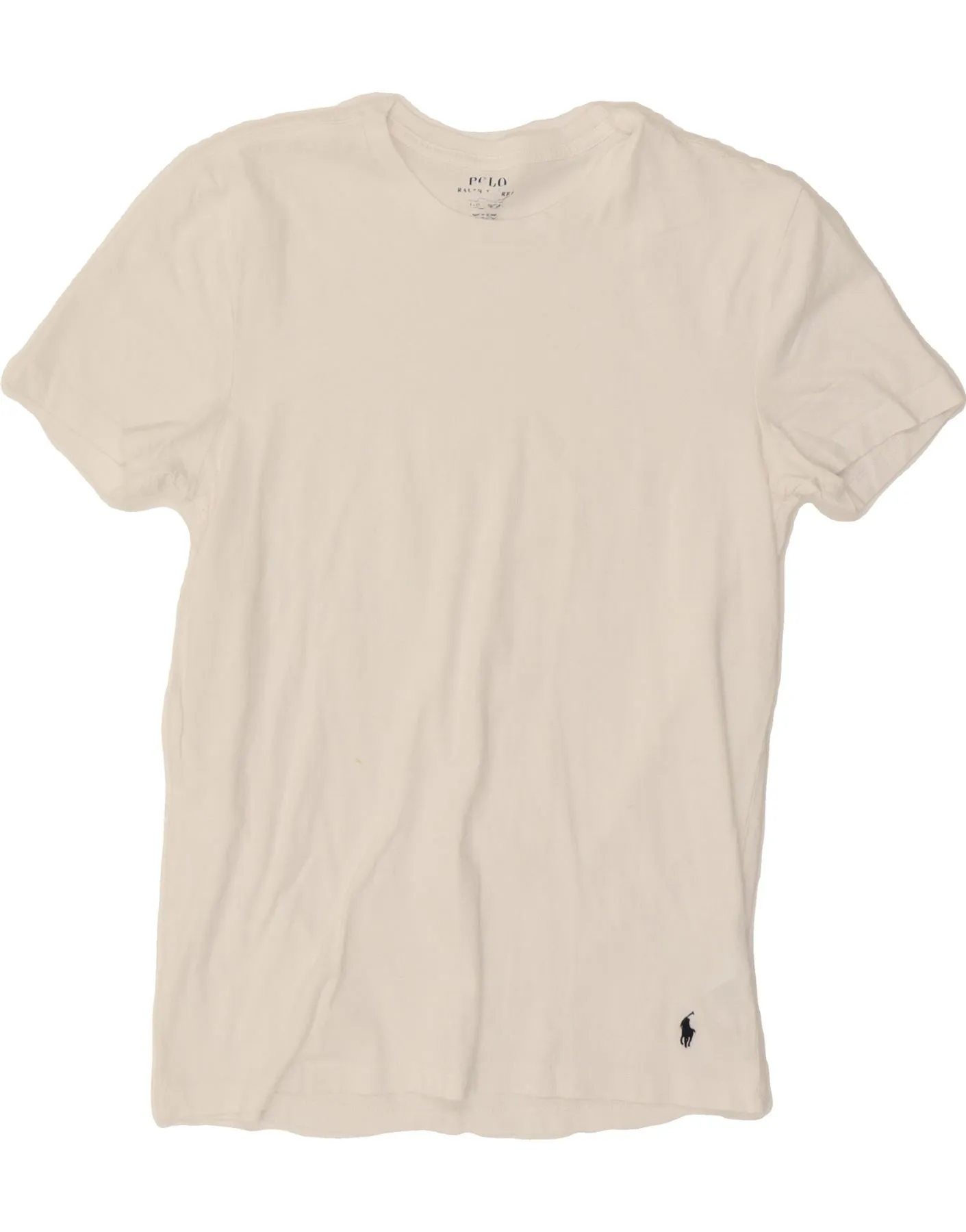 POLO RALPH LAUREN Mens T-Shirt Top Small White Cotton
