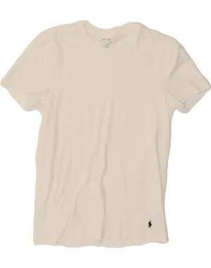 POLO RALPH LAUREN Mens T-Shirt Top Small White Cotton