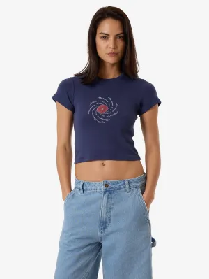 Poppy Portal Mini Tee - Estate Blue