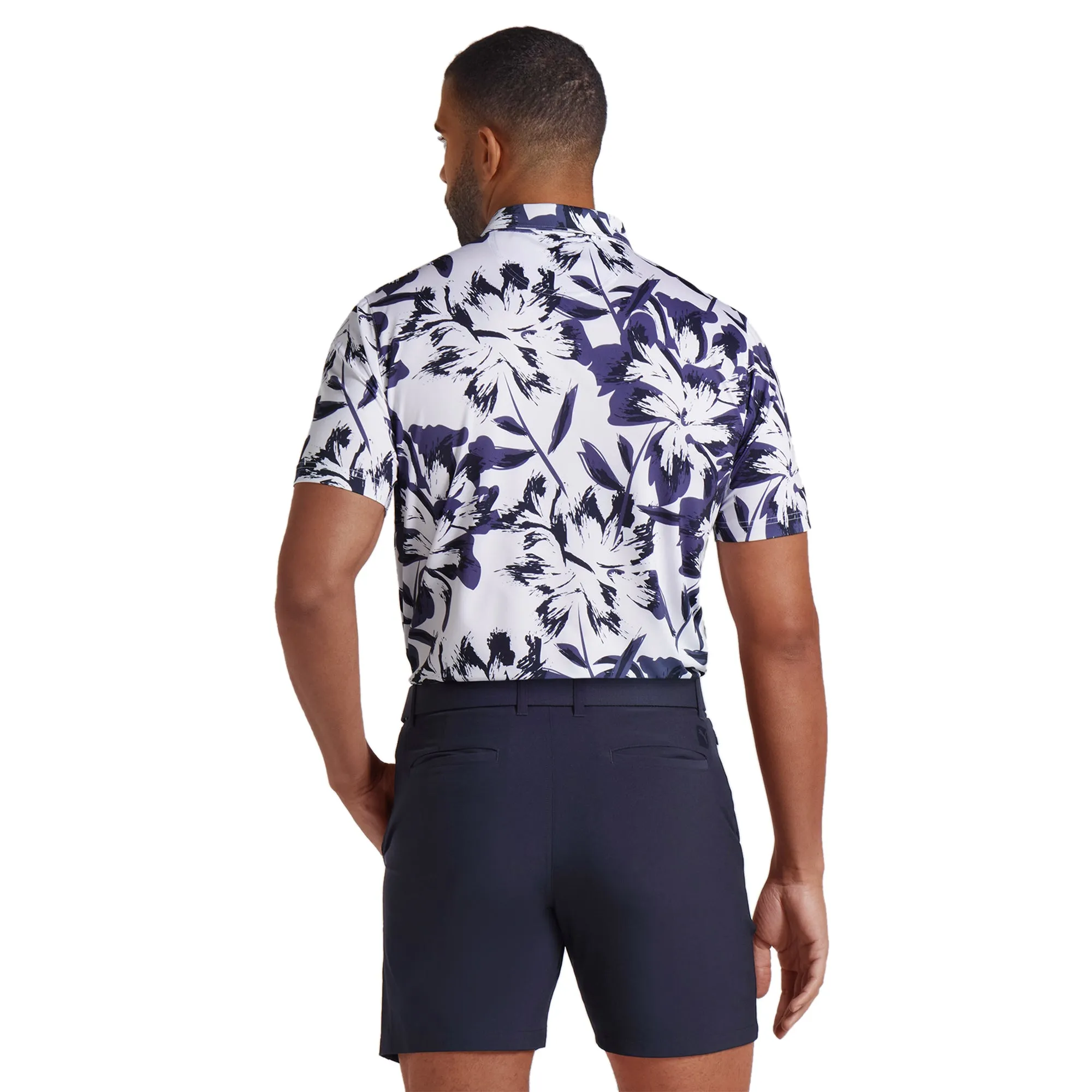 Puma Golf Broken Flower Polo Shirt