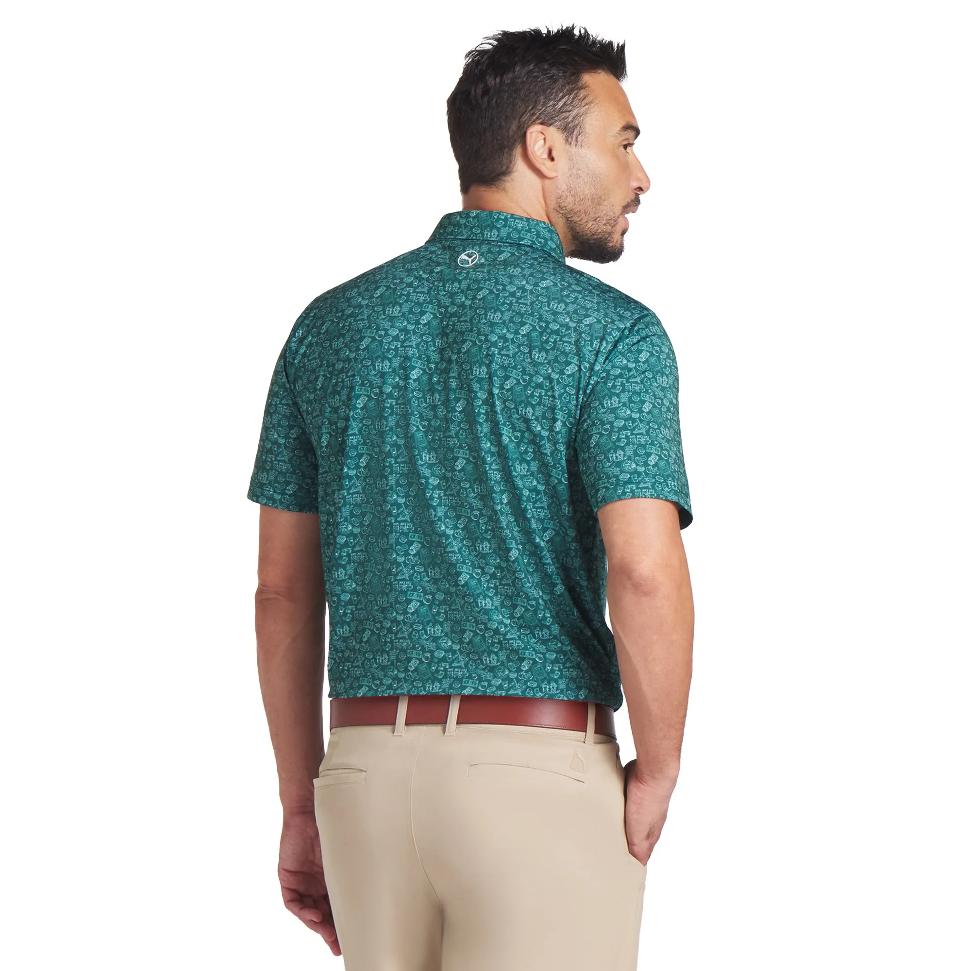 Puma Golf Peach Stand Polo Shirt