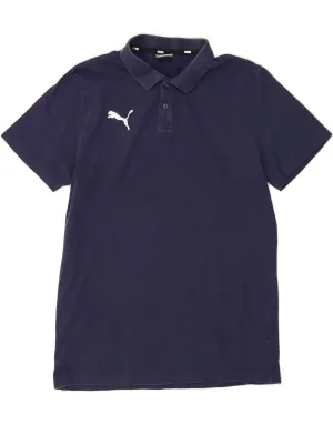 PUMA Mens Polo Shirt Medium Navy Blue