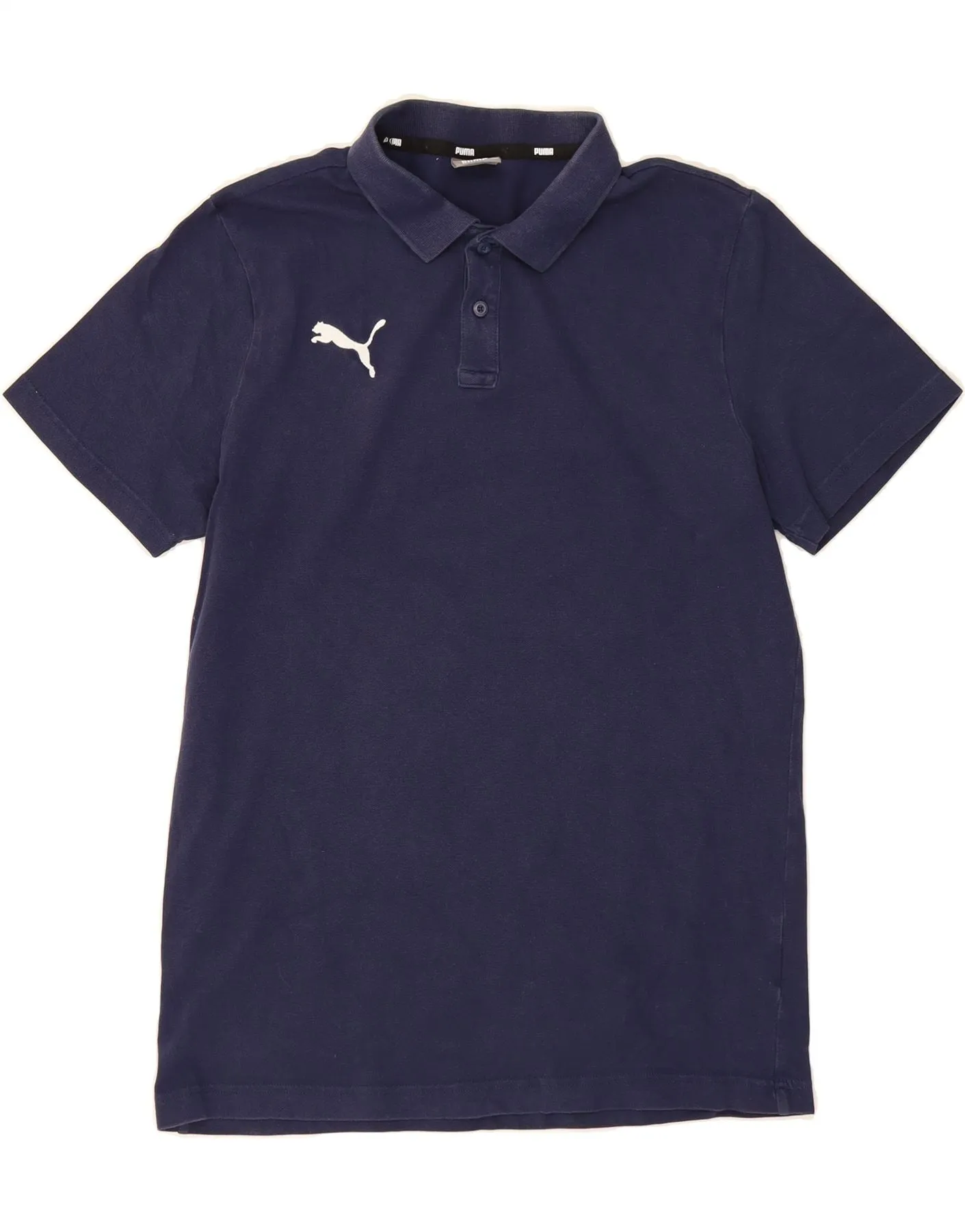 PUMA Mens Polo Shirt Medium Navy Blue