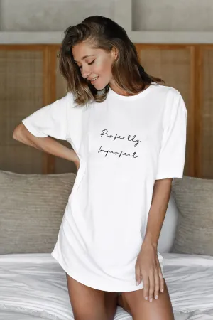 "Perfectly Imperfect" Bed Tee