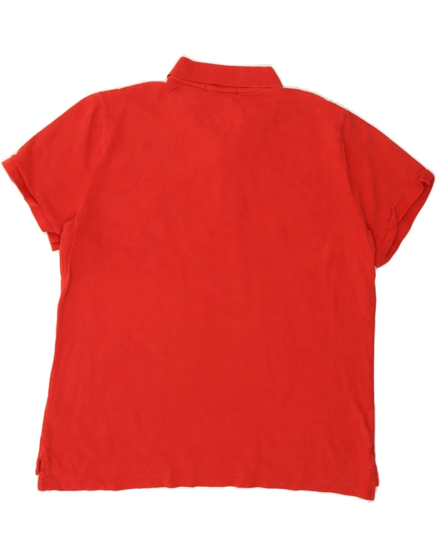RALPH LAUREN Boys Polo Shirt 15-16 Years XL Red Cotton