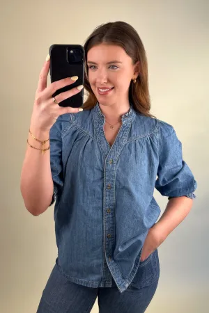 Raya Medium Blue Denim Shirt