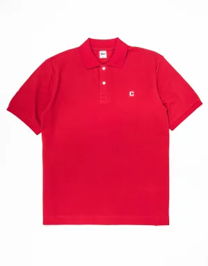 RED CORNELL "C" POLO SHIRT