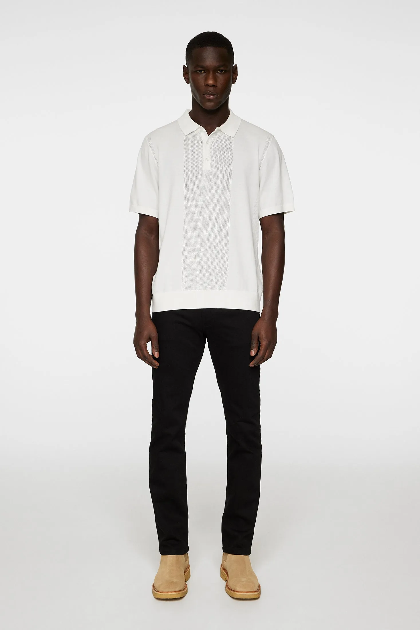 Reymond Solid Stripe Polo