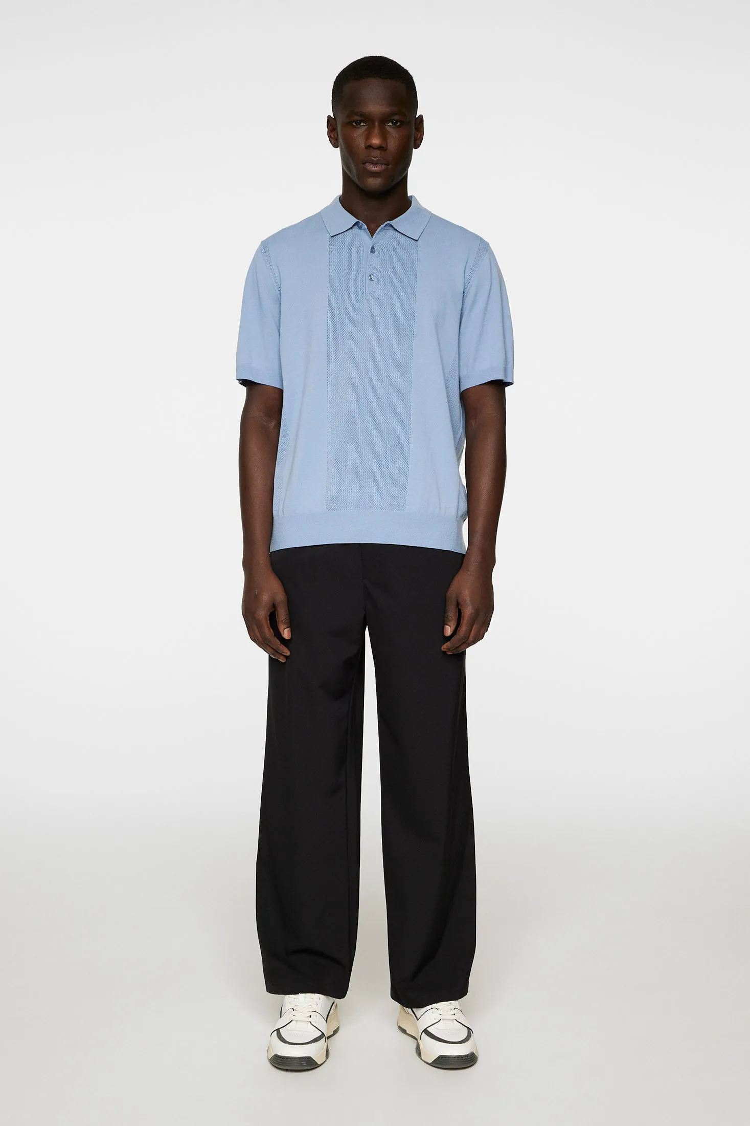 Reymond Solid Stripe Polo