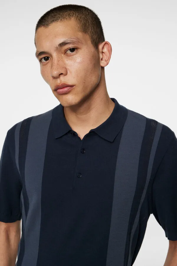 Reymond Stripe Knit Polo