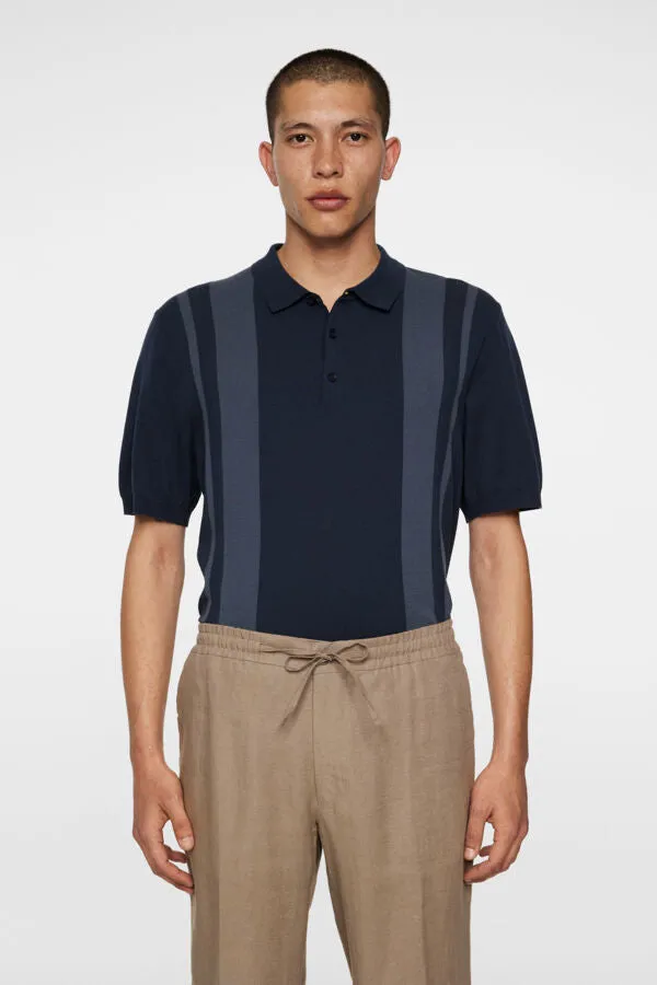 Reymond Stripe Knit Polo