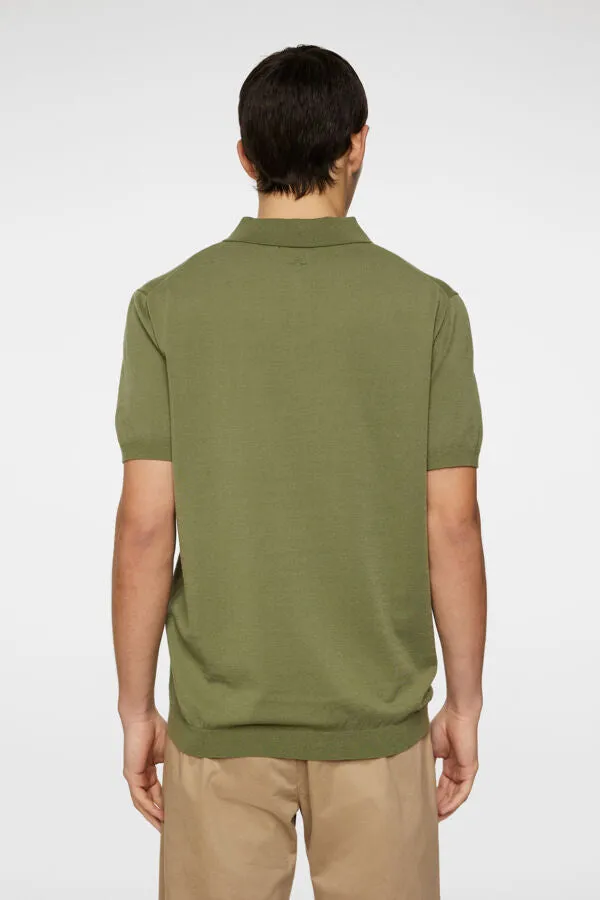Ridge Knitted Polo