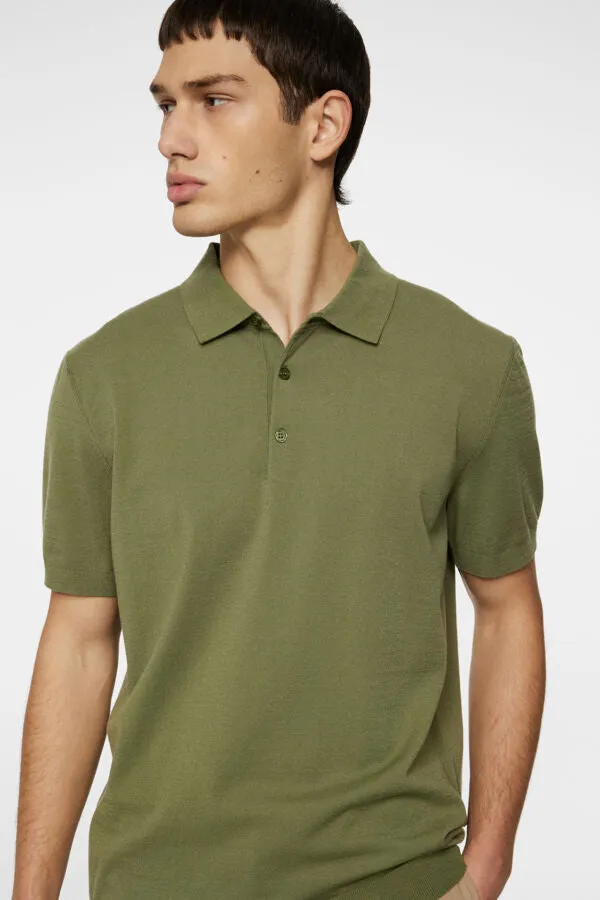 Ridge Knitted Polo