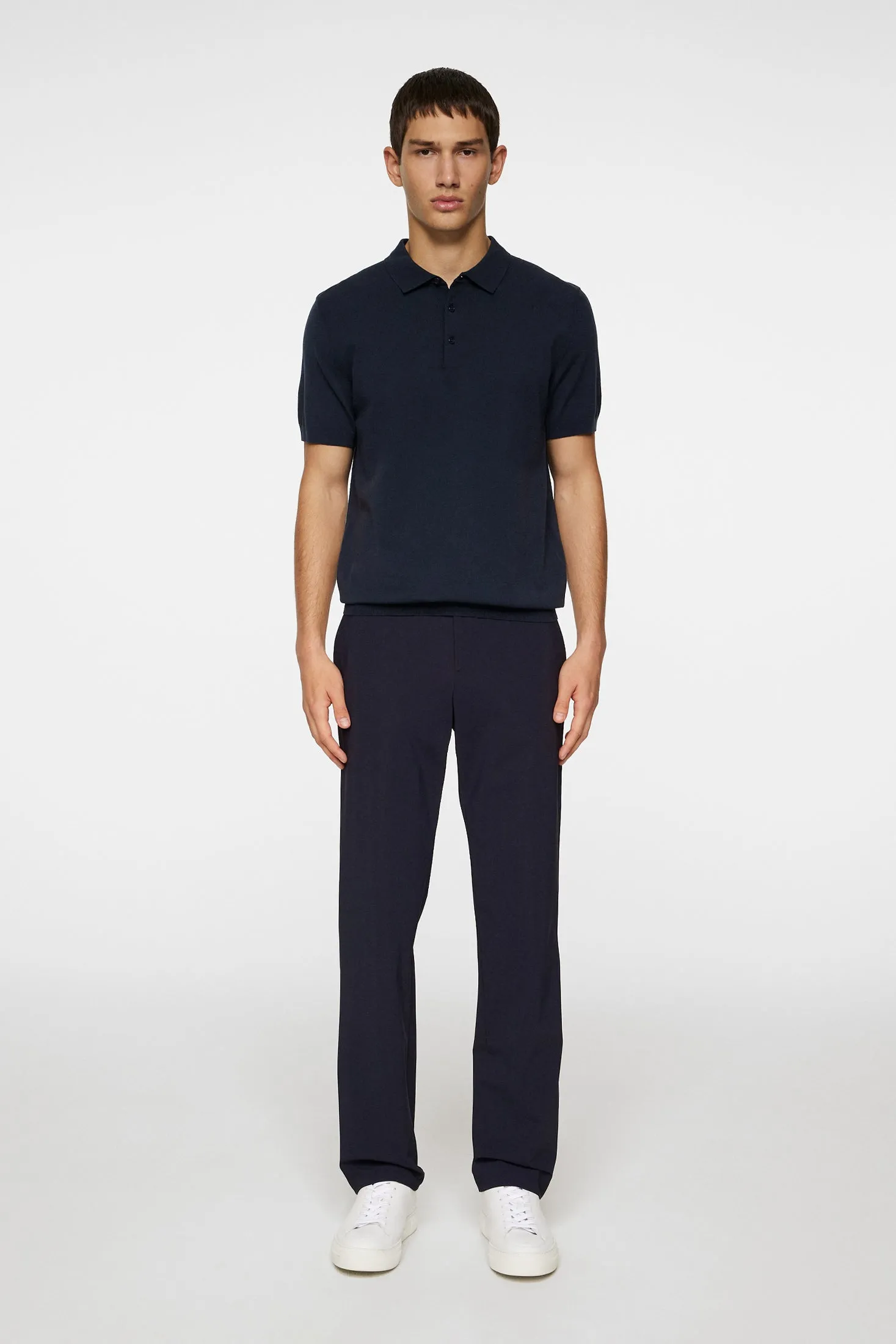 Ridge Knitted Polo