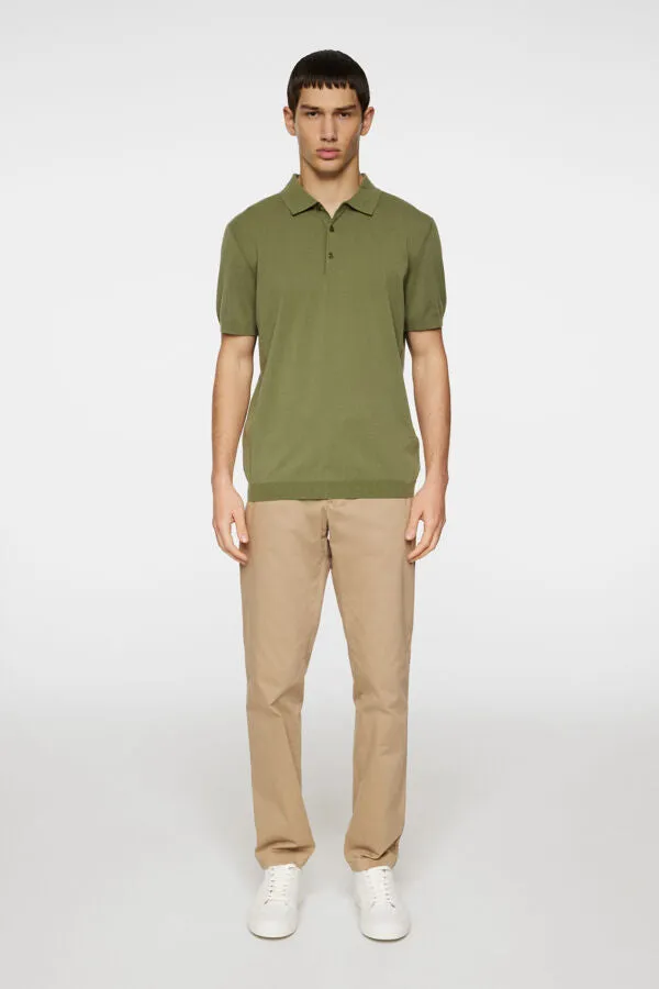 Ridge Knitted Polo