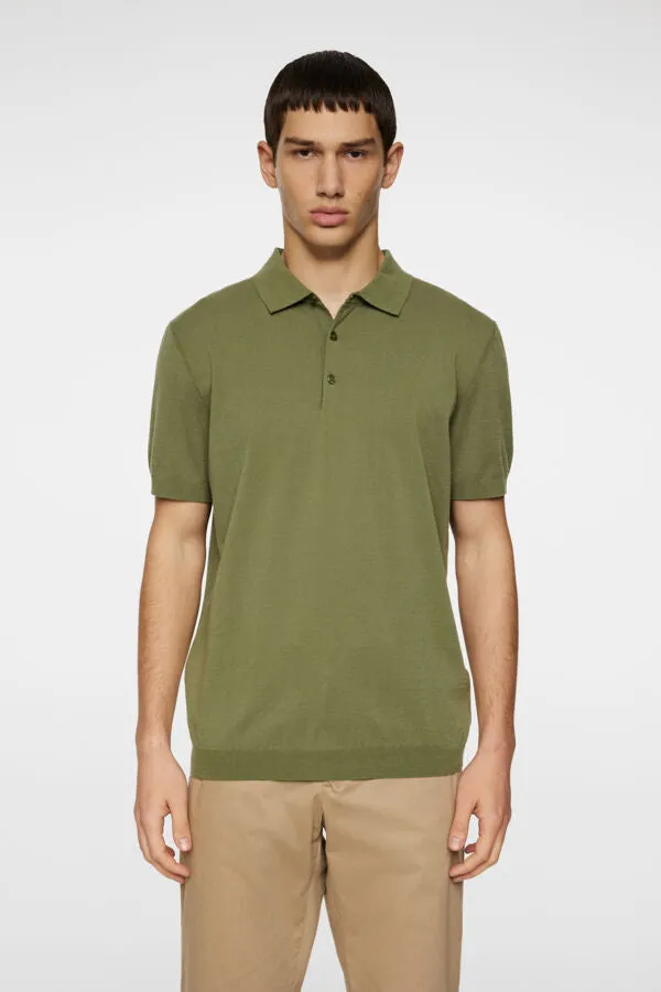 Ridge Knitted Polo
